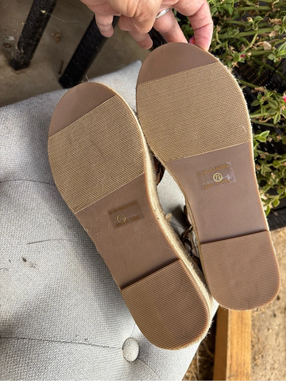 Leopard Print Espadrille Platform Sandals - Women